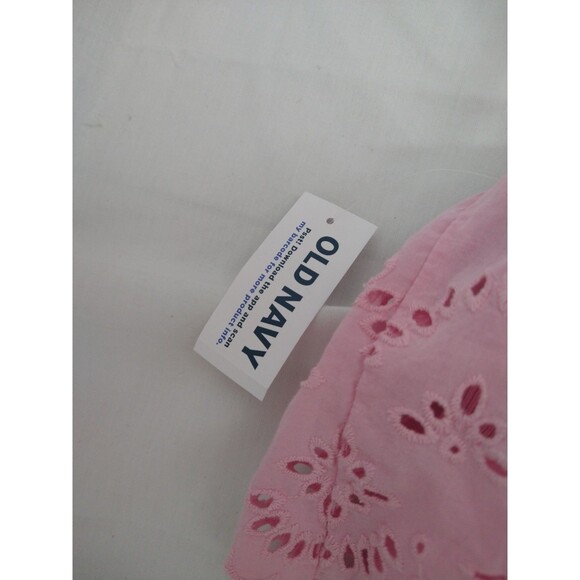 NWT Old Navy Pink Off The Shoulder Top Women Size XL pretty Eyelet Lace Ruffle - Picture 3 of 10